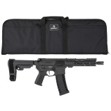 Banshee MK4, Semi-automatic, AR Pistol, 9MM, 8" Barrel, 1/2X28 Thread Pitch, Cerakote Finish, Armor Black, CMMG Pistol Grip, Pistol Stabilizing Brace, Ambidextrous Controls, 30 Rounds, 1 Magazine 94A860F-AB