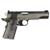 Combat Elite Government, 1911, Semi-automatic, Full Size, Metal Frame Pistol, 45ACP, 5" Barrel, Two-Tone Finish, Silver and Black, G10 Grips, Novak Night Sights, Optic Ready, Ambidextrous Thumb Safety, 8 Rounds, 1 Magazine O1070CE-OR