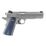 Competition Pistol 1911, Semi-automatic, Single Action Only, 38 Super, 5" Barrel, Blued Finish, G10 Grips, 9 Rounds, 1 Magazine O1073CCP