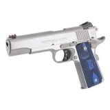 Competition Pistol 1911, Semi-automatic, Single Action Only, 38 Super, 5" Barrel, Blued Finish, G10 Grips, 9 Rounds, 1 Magazine O1073CCP