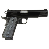 Combat Unit Government, 1911, Semi-automatic, Full Size, Metal Frame Pistol, 9MM, 5" Barrel, Matte Finish, Black, G10 Grips, Adjustable Sights, Optic Ready, Ambidextrous Thumb Safety, 8 Rounds, 1 Magazine O1082CCU-OR