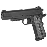 Combat Unit Rail Gun Model, Semi-automatic, 9MM, 5" Barrel, Steel Frame, Black Finish, 9Rd, 1 Magazine O1082RGCCU