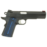 Series 70 Competition Steel 9mm 5 Inch Carbon Steel Barrel Blue Finish Novak Sights Carbon Steel Frame Blue Finish G-10 Blue Grips 9 Round
