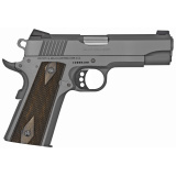 Custom Carry, Semi-automatic, 1911, Commander, 45 ACP, 4.25" Ntional Match Barrel, Steel Frame, Smoked Grey Color, G10 Grips, Series 80 Firing System, Right Hand, 8Rd O4040CS