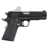 Night Commander, 1911, Semi-automatic, Metal Frame Pistol, Commander Size, 45ACP, 4.25" Barrel, Cerakote Finish, Black Slide, Blued Frame, Optics Ready, Colt Grips, Novak Night Sights, Ambidextrous Thumb Safety, 8 Rounds, 1 Magazine O4840NC-OR