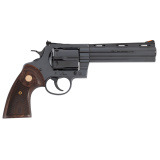 Anaconda, Revolver, Double Action/Single Action, Steel Frame, 44 Remington Magnum, 6" Barrel, Blued Polished Finish, Black, Red Ramp Front/Adjustable Rear Sights, Target Walnut and Gold Medallion Grips, 6 Rounds ANACONDA-BP6WTS