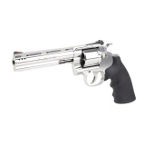 Grizzly, Revolver, Double Action/Single Action, Metal Frame Revolver, 357 Magnum, 6" Barrel, Vent Rib, Ported Barrel, Stainless Steel Finish, Silver, Rubber Grip, Red Ramp Front & Adjustable Rear Sights, 6 Rounds GRIZZLY-SP6RTS