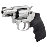 King Cobra Carry, Revolver, Double/Single Action, 357 Magnum, 2" Barrel, Brushed Stainless Steel Finish, Silver, Hogue Rubber Grips, Brass Bead Front Sight, 6 Rounds KCOBRA-SB2RBB-S