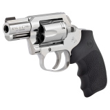 King Cobra Carry, Revolver, Double Action Only, 357 Magnum, 2" Barrel, Brushed Stainless Steel Finish, Silver, Hogue Rubber Grips, Brass Bead Front Sight, 6 Rounds KCOBRA-SB2RBB