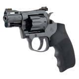 King Cobra, Revolver, Double/Single Action, 22 LR,2" Barrel, Carbon Steel, Polished Blued Finish, Hogue Rubber Grips, Fiber Optic Front and Adjustable Rear Sights, 10 Rounds KCOBRA22-BP2RFO