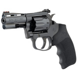 King Cobra, Revolver, Double/Single Action, 22 LR,3" Barrel, Carbon Steel, Polished Blued Finish, Hogue Rubber Grips, Fiber Optic Front and Adjustable Rear Sights, 10 Rounds KCOBRA22-BP3RFO