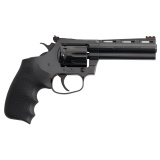 King Cobra Target, Revolver, Double/Single Action, 22 LR, 4.25" Barrel, Carbon Steel, Polished Blued Finish, Hogue Rubber Grips, Fiber Optic Front and Adjustable Rear Sights, 10 Rounds KCOBRA22-BP4RFO