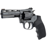 King Cobra Target, Revolver, Double/Single Action, 22 LR, 4.25" Barrel, Carbon Steel, Polished Blued Finish, Hogue Rubber Grips, Fiber Optic Front and Adjustable Rear Sights, 10 Rounds KCOBRA22-BP4RFO