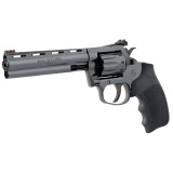 King Cobra Target, Revolver, Double/Single Action, 22 LR, 4.25" Barrel, Carbon Steel, Polished Blued Finish, Hogue Rubber Grips, Fiber Optic Front and Adjustable Rear Sights, 10 Rounds KCOBRA22-BP6RFO