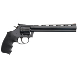 King Cobra Target, Revolver, Double/Single Action, 22 LR, 8" Barrel, Carbon Steel, Polished Blued Finish, Hogue Rubber Grips, Fiber Optic Front and Adjustable Rear Sights, 10 Rounds KCOBRA22-BP8RFO