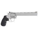 King Cobra Target, Revolver, Double/Single Action, 22 LR, 8" Barrel, Stainless Steel Finish, Silver, Hogue Grips, Fiber Optic Front Sight, 10 Rounds KCOBRA22-SP8RFO
