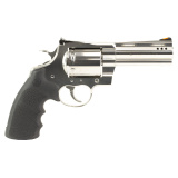 Kodiak | 44 Magnum, 4.25" Ported Barrel, Stainless Steel Finish, Hogue Overmolded Rubber Grip, Red Ramp Front & Adjustable Rear Sights, 6 Rounds KODIAK-SP4RTS