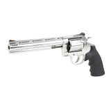 Kodiak, Revolver, Double Action/Single Action, Metal Frame Revolver, 44 Magnum, 8" Barrel, Vent Rib, Ported Barrel, Stainless Steel Finish, Silver, Rubber Grip, Fiber Optic Front Sight, 6 Rounds KODIAK-SP8RTS