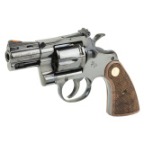 Python, Revolver, Double/Single Action, 357 Magnum, 2.5" Barrel, Blued Finish, Black, Blade Front/Adjustable Rear Sight, Wood Grips, 6 Rounds PYTHON-BP2WTS
