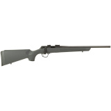 Cascade Rimfire, Bolt Action Rifle, 22LR, 18" Threaded Barrel, 1/2x28 Thread Pitch, Matte Finish, Black, Gray Synthetic Stock, 10 Rounds CR2200