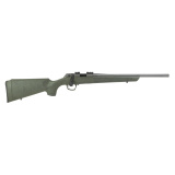 Cascade Rimfire XT, Bolt Action Rifle, 22LR, 18" Threaded Barrel, 1/2x28, Omni Muzzle Brake, Cerakote Finish, Tungsten, Synthetic Olive Drab Green Stock with Black Web, 10 Rounds CR2201