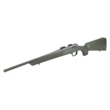 Cascade Rimfire XT, Bolt Action Rifle, 22LR, 18" Threaded Barrel, 1/2x28, Omni Muzzle Brake, Cerakote Finish, Tungsten, Synthetic Olive Drab Green Stock with Black Web, 10 Rounds CR2201
