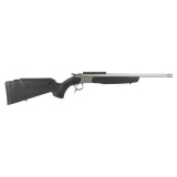 Scout Gen 3 Take-Down, Single Shot Rifle, 338 ARC, 18" Barrel, Threaded 5/8x24, Omni Muzzle Brake, Stainless Steel, Silver, Black Synthetic Stock, 1 Round CR4447S