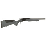 Scout Gen 3, Single Shot Rifle, 338 ARC, 16.5" Threaded Barrel, 5/8x24 Thread Pitch, Matte Finish, Black, Gray Synthetic Furniture, 1 Round CR4447