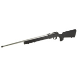 457 American, Bolt Action Rifle, 22 Long Rifle, 20" Barrel, Threaded 1/2X28, 11mm Dovetail, Stainless Steel Finish, Black Synthetic Stock, 5 Rounds 02395
