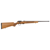 457 American, Bolt Action Rifle, 22 Long Rifle, 20" Barrel, Threaded 1/2X28, 11mm Dovetail, Nitride Finish, Black, Maple Wood Stock, 5 Rounds 02396