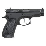 75 Compact, Double Action, Compact, 9MM, 3.7" Barrel, Steel Frame, Black Finish, Plastic Grips, Fixed Sights, 10Rd, 2 Magazines 01190