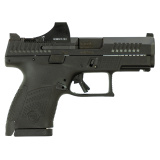P-10S, Striker Fired, Semi-automatic, Polymer Frame Pistol, Sub-Compact, 9MM, 3.5" Barrel, Nitride Finish, Black, Night Sights, 12 Rounds, 3 Magazines, Holosun SCS Installed 086090