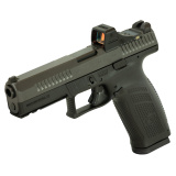 P-10F, Striker Fired, Semi-automatic, Polymer Frame Pistol, Sub-Compact, 9MM, 4.5" Barrel, Nitride Finish, Black, Night Sights, 19 Rounds, 3 Magazines, Holosun SCS Installed 086092
