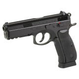 CZ 75 SP-01| 9MM, 4.6" Barrel, Steel, Black Polycoat Finish, Black Rubber Grips, Fixed Sights, 1 19 Round Magazine, 89352