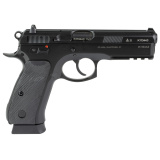 75 SP-01 50th Anniversary Elite, Double Action/Single Action, Semi-automatic, Metal Frame Pistol, Full Size, 9MM, 4.6" Cold Hammer Forged Barrel, Steel, Polycoat Finish, Black, Manual Safety, Rubber Grips, Fixed Sights, 19 Rounds, 2 Magazines 91214
