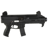 Scorpion 3 Plus, Semi-automatic Pistol, 9MM, 7.8" Barrel, Threaded 1/2 x 28 RH, Matte Finish, Black, Polymer Grip, Ambidextrous Safety, Adjustable Sights, 20 Rounds 91421