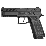 P-09F Nocturne Full Size |9MM, 4.53" Barrel, Optics Ready Slide, Holosun K and RMS Footprint, 2x 19rd Mags, Contrast Luminescent 3 Dot Sights, Manual Safety with Interchangeable Deocker, Double Action/Single Action, Polymer Frame Pistol