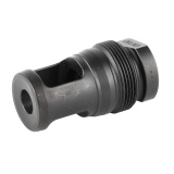 Xemax, Muzzle Brake, 338 Caliber, 5/8X24, Nitride Finish, Black DA150