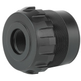 Ghost Fixed Mount, 1/2X36, Black Finish DA411