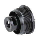 Direct Thread Brake Mount, HUB Compatible, .22 Cal, 1/2X28 Thread Pitch, Nitride Finish, Black DTB323HT
