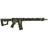 DB15, Semi-automatic Rifle, AR, 556NATO, 16" Barrel, 1:8 Twist, A2 Flash Hider, Mid-Length Gas System, Cerakote Finish, Tiger Strip Camo, 15" Free Float M-LOK Handguard, Magpul MOE Grip, Magpul MOE-PR Stock, 30 Rounds, 1 Magazine DB1717K172