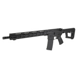 DB15, Carbon Series, Semi-automatic Rifle, AR-15, 5.56 NATO, 16" Threaded Barrel, 1/2x28 Thread Pitch, Mid-Length Gas System, 15" MLOK Handguard, Anodized Finish, Black, 1 Magazine, 30 Rounds DBF1718K001