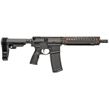 DDMK18 Pistol 5.56 NATO 10.3 Inch Chrome Lined Government Profile Barrel Black with Flat Dark Earth MK18 Rail System 30 Round