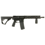 DDM4 V7S Short Barrel Rifle 5.56mm NATO 11.5 Inch Threaded Barrel 1/2x28 TPI M-LOK MFR XS Handguard Adjustable Stock Black 32 Round - All NFA Rules Apply