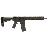 DD4P, Semi-automatic, AR Pistol, 5.56 NATO, 11.5"  Chrome-Lined Government Profile Barrel, 1:7 Twist, Carbine Length Gas System, Low Profile Gas Block, Black, A2 Flash Hider, 10.5" Free-float M-LOK Rail, Pistol Grip, SBA3 Brace, 30 Rounds, 1 Magazine DD0
