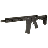 DD4P, Semi-automatic, AR Pistol, 5.56 NATO, 11.5"  Chrome-Lined Government Profile Barrel, 1:7 Twist, Carbine Length Gas System, Low Profile Gas Block, Black, A2 Flash Hider, 10.5" Free-float M-LOK Rail, Pistol Grip, SBA3 Brace, 30 Rounds, 1 Magazine DD0