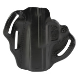 Speed Scabbard, Belt Holster, Fits Springfield Echelon, Right Hand, Black Leather 002BA0XZ0