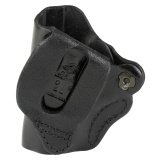 Mini Scabbard, OWB Holster, Right Hand, Fits S&W Bodyguard 2.0, Leather Construction, Matte Finish, Black 019BA5ZZ0