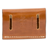 Cartridge Pouch 2X2X2, Holds 38/357 Cal, Tan Leather A08TJG1Z0