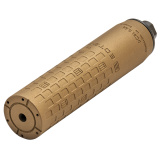 DCBL-556, 5.56 NATO, Suppressor, Grade 5 Titanium Construction, Cerakote Finish, Tan, Includes HUB Mount and Flash Hider EOT-DCBL-556-TN